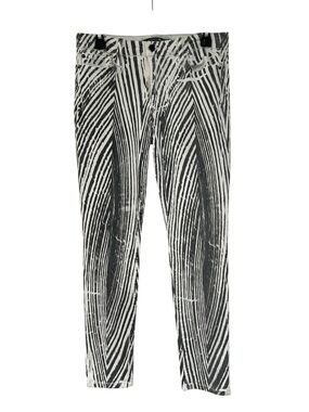 Joe's Jeans White and Light Gray Camo Skinny Jeans
